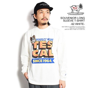 The Endless Summer エンドレスサマー TES SOUVENIOR LONG SLEEVE T-SHIRT -92 WHITE- メンズ Tシャツ 長袖 ロンT 送料無料 atftps