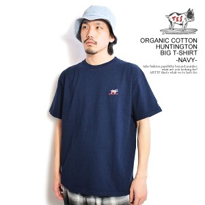 The Endless Summer エンドレスサマー TES ORGANIC COTTON HUNTINGTON BIG T-SHIRT -NAVY- メンズ Tシャツ 半袖 TES atftps