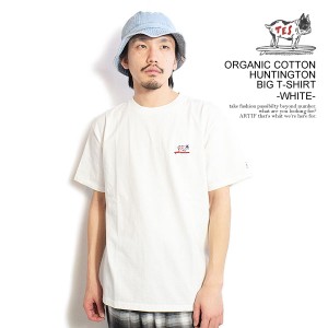 The Endless Summer エンドレスサマー TES ORGANIC COTTON HUNTINGTON BIG T-SHIRT -WHITE- メンズ Tシャツ 半袖 TES atftps