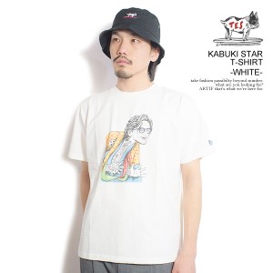 The Endless Summer エンドレスサマー KABUKI STAR T-SHIRT -WHITE- メンズ Tシャツ 半袖 TES USコットン ストリート atftps