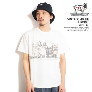 The Endless Summer エンドレスサマー TES VINTAGE 4BUHI T-SHIRT -WHITE- メンズ Tシャツ 半袖 TES USコットン ストリート atftps