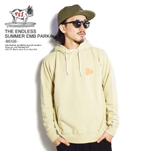 The Endless Summer エンドレスサマー TES THE ENDLESS SUMMER EMB PARKA -BEIGE- メンズ パーカー 送料無料 ストリート tes atftps