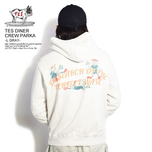 The Endless Summer エンドレスサマー TES DINER CREW PARKA -L.GRAY- メンズ パーカー スウェット 送料無料 ストリート tes atftps