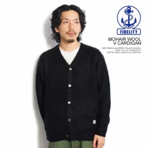 FIDELITY フィデリティ MOHAIR WOOL V CARDIGAN メンズ カーディガン ニットカーディガン モヘア 送料無料 ストリート atftps