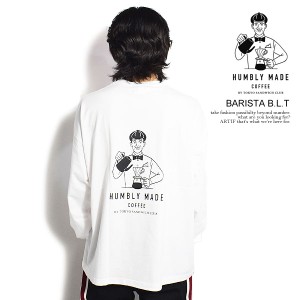 HUMBLY MADE COFFEE ハンブリーメイドコーヒー BARISTA B.L.T メンズ Tシャツ ロンT 長袖 TOKYO SANDWICH CLUB ストリート atftps