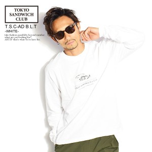 TOKYO SANDWICH CLUB トウキョウサンドウィッチクラブ T.S.C-AD B.L.T -WHITE- メンズ Tシャツ ロンT ストリート atftps