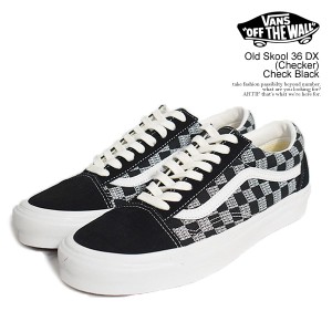 VANS バンズ Old Skool 36 DX (Checker) Check Black メンズ スニーカー オールドスクール ヴァンズ 送料無料 ストリート atfacc