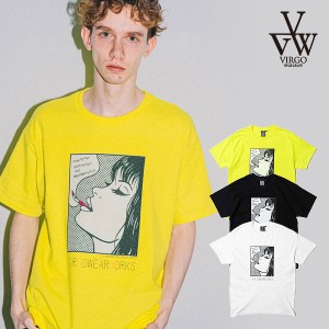 50％OFF SALE セール VIRGO ヴァルゴ COMIC LADY T メンズ Tシャツ ストリート atftps