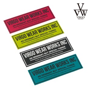 2024 春夏 先行予約 12月〜1月入荷予定 VIRGOwearworks ヴァルゴウェアワークス 4p sticker set メンズ ステッカー キャンセル不可 atfac