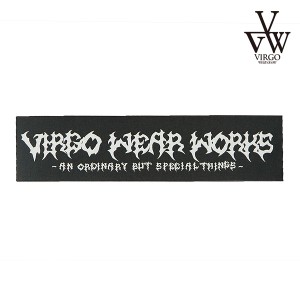 2024 春夏 先行予約 12月〜1月入荷予定 VIRGOwearworks ヴァルゴウェアワークス Crust logo メンズ ステッカー atfacc