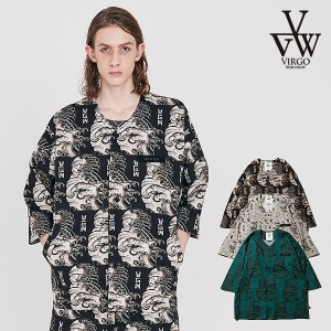 2024 春夏 先行予約 5月〜6月入荷予定 VIRGOwearworks ヴァルゴウェアワークス Wave koi-kuchi メンズ シャツ 送料無料 atftps