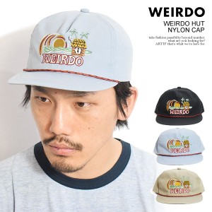 WEIRDO ウィアード WEIRDO HUT - NYLON CAP メンズ キャップ ナイロンキャップ コーデュラ 刺繍 アメカジ 送料無料 ストリート atfcap