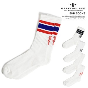 GRAVYSOURCE グレイビーソース SHH SOCKS メンズ ソックス ハイソックス 靴下 SPOT ストリート atfacc