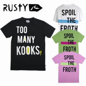 Tシャツ メンズ 半袖 Rusty 914210 ラスティ 男性用 UVカットTシャツ 対応