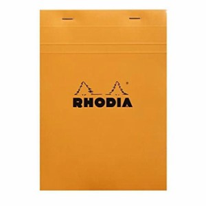 RHODIA ロディア メモ メモ帳 方眼メモ ノート デザイン おしゃれ ブロックロディア No.16 A5サイズ オレンジ