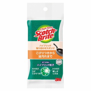 4547452321933 スコッチブライト　貼併せスポンジ　緑 生活用品・家電 食器・台所用品 スポンジ スリーエム HB-