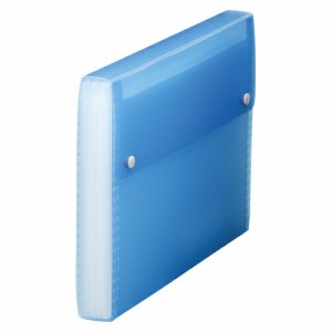 4971660024520 シンプリーズドキュメントＦ（透明）　青 ファイル・ケース ケース・バッグ ドキュメントファイル キ