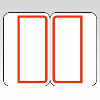 インデックス シール ラベル 付箋 赤枠 マイタック マイタック(R)インデックス メモ 見出し ラベルサイズ 縦23×横29