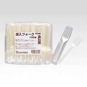 4901627070321 袋入フォーク 生活用品・家電 食器・台所用品 フォーク サンナップ SF-100G