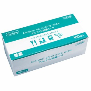 4930444003182 Ｄｃａｒｅａｌ　アルコール除菌シート 生活用品・家電 衛生用品 書道筆 ダイト ALS-100