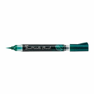 4902506377296 デュアルＭＢグリーン 筆記具 マーカーペン・サインペン 水性サインペン ぺんてる XGFH-DD