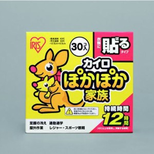 4905009678914 ぽかぽか家族貼るレギュラー（30個入り） 生活用品・家電 防災用品 非常用防寒具 アイリスオーヤマ