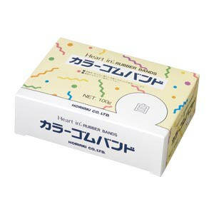 4960590112902 ハートインゴムバンド＃16　100ｇ　白 事務用品 マネー関連品・店舗用品 輪ゴム ホリアキ #1