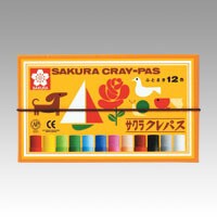 クレヨン クレパス サクラクレパス 12色 文具 絵画 工作 用品 SAKURA CRAYPAS ギフト LP12R 誕生日 