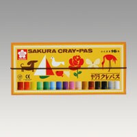 クレパス 16色 サクラクレパス クレヨン 文具 絵画 工作 用品 SAKURA CRAYPAS ギフト LP16R 誕生日 