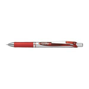 4902506254719 エナージェルＢＬＮ75シルバー軸　赤 筆記具 ボールペン・複合筆記具 ゲル（ジェル）インクボールペ