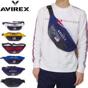 avirex アビレックス ボディバッグ メンズ オールドスクール ウエストポーチ ワンショルダーバッグ 斜めがけバッグ 全6色