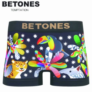 ボクサーパンツ メンズ BETONES ビトーンズ プリント柄 下着 アルバ アンダー ウェア TEMPTATION テンプテ