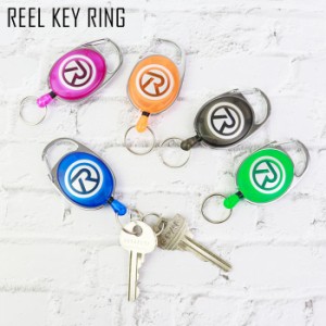 リール キーホルダー カラビナ キーホルダー Reel KeyRing リールキーリング メンズ レディース キーリング RZA790 リールキー 伸縮 伸び