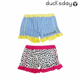 キッズ 水着 女の子 ショートパンツ サーフパンツ ボードショーツ Swimming trunk ducksday 2才 6才 