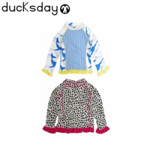 ラッシュガード キッズ 女の子 長袖 水着 こども水着 Rashguard girl Long sleeve ducksday 