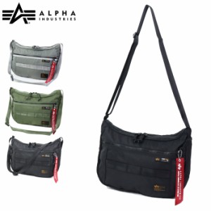 ALPHA INDUSTRIES アルファインダストリーズ アルファ バッグ 横型 ショルダーバッグ メンズ 斜めがけバッグ 