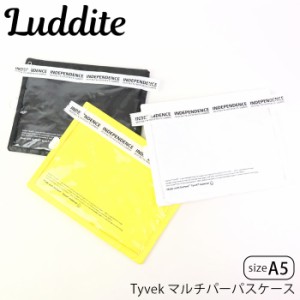 マルチケース 透明 A5 マルチ パーパスケース タイベック LUDDITE ラダイト Tyvek 耐水 耐塵 LDTV-MPA5 クリアケース クリア 通帳ケース 