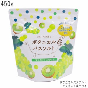 メール便 入浴剤 フルーツが香る ボタニカルバスソルト マスカット＆キウイ 浴用化粧料 450g 松田医薬品 バスソルト フル