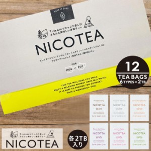 メール便 紅茶 ティーバッグ ギフト ティーセット セット NICOTEA ニコティー アソートセット BOX入り 00349