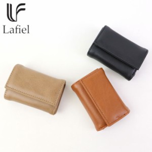 財布 レディース 三つ折り ミニ財布 Lafiel 003174900 レザー 合皮 ウォレット 小銭入れ 札入れ カード入れ