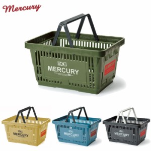 買い物かご バスケット マーケットバスケット ショッピングバスケット MERCURY マーキュリー 全4色 MEMABA マイ