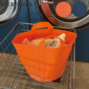 ランドリーバッグ 大容量 バケツバッグ ターポリン 自立 筒形 ランドリー バッグ オレンジ ネイビー かばん 鞄 ウエットバ