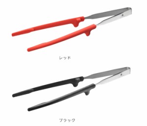 UCHICOOK/ウチクック 菜箸 ワンクリック菜箸 レッド/ブラック 日本製 盛り箸 調理器具 キッチン用品 ロック式