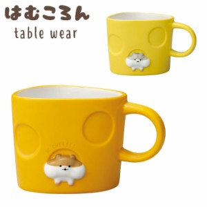 マグカップ 陶器 ハムスター デコレ ひょっこりハムマグ はむころん かわいい ギフト プレゼント 200ml ブラウン グレ