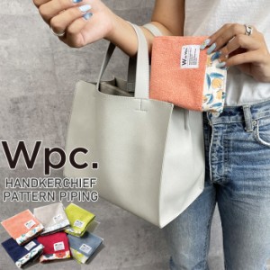 ハンカチタオル タオルハンカチ ミニタオル ハンカチ タオル Wpc. ワールドパーティー HANDKERCHIEF パターン パイピング レディース H02