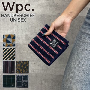 メール便 タオルハンカチ メンズ ハンカチ タオル ハンカチタオル Wpc. HANDKERCHIEF スタンダード H03 