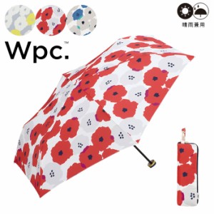 wpc 折りたたみ傘 傘 レディース スリム 雨傘 コンパクト 50cm ピオ二 mini ワールドパーティー オフホワイト 