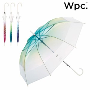 wpc 長傘 ビニール傘 グラデーション 傘 レディース 切り継ぎグラデーション ワールドパーティー 60cm 雨傘 ジャンプ