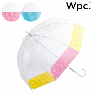 Wpc 長傘 ビニール傘 傘 レディース ジャンプ傘 60cm 雨傘 プリント バードケージ シャイニー ワールドパーティー 