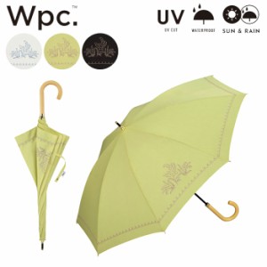 日傘 遮光 長傘 晴雨兼用 Wpc. ブランド 花柄 T/Cすずらん刺繍 レディース 81-33177-101 UVカット 通